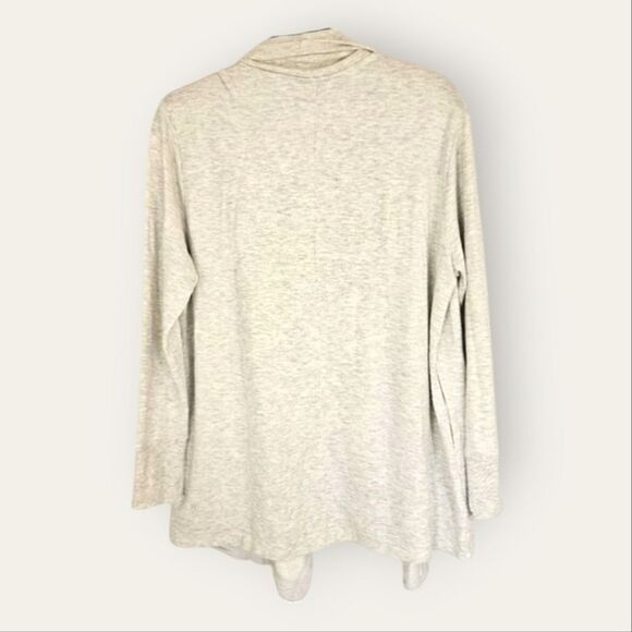 ATHLETA Pranayama Restore Cozy Wrap Open Front Cardigan In Light Heather S - Picture 6 of 11